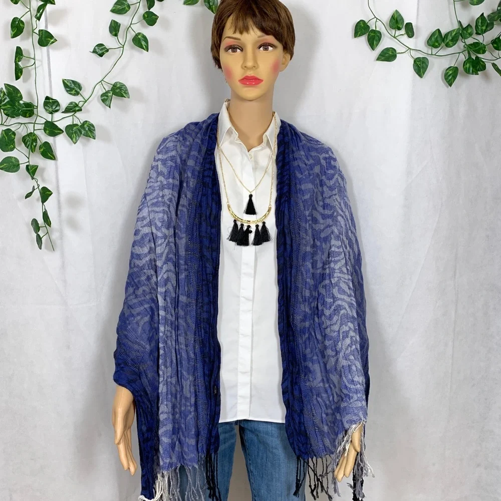 Blue Ombre Scarf